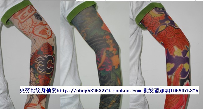 供应纹身袖套，纹身T恤，纹身衣服